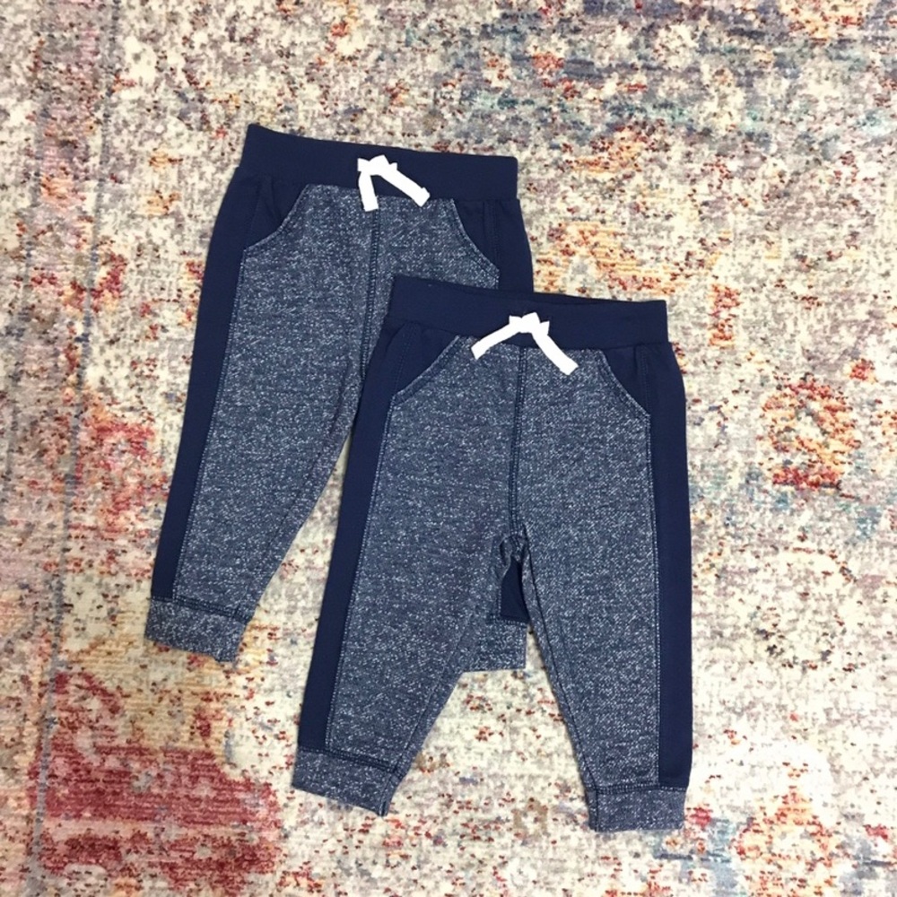 Navy blue Joggers 6/9 months boys pants